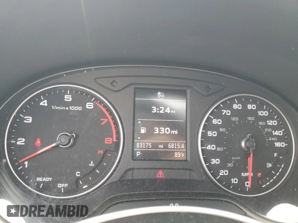 2019 Audi A3 Premium with VIN WAUAUGFFXK1010767, listed as a Copart auction lot 51016995 with 83,175 mi miles and Clean Title. Bid and sale history available at DreamBid. Image 9.