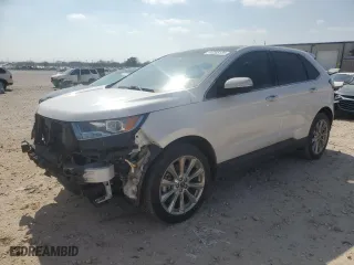 2017 Ford Edge Titanium with VIN 2FMPK3K84HBC54362, listed as a Copart auction lot 44205135 with 104,292 mi miles and Salvage Title. Bid and sale history available at carsss.com. Image 1.