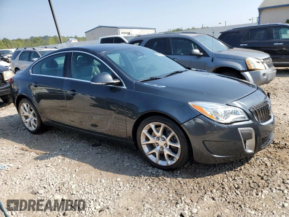 2015 Buick Regal GS with VIN 2G4GT5GX7F9282220, listed as a Copart auction lot 68924944 with 94,885 mi miles and Salvage Title. Bid and sale history available at carsss.com. Image 4.