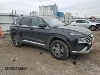 2022 Hyundai Santa Fe SEL with VIN 5NMS2DAJ7NH379569, listed as a Copart auction lot 89164455 with 79,858 mi miles and Salvage Title. Bid and sale history available at carsss.com. Image 4.