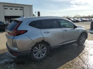 2021 Honda CR-V Touring with VIN 2HKRW1H92MH407910, listed as a Copart auction lot 48894105 with 76,126 mi miles and Salvage Title. Bid and sale history available at carsss.com. Image 3.