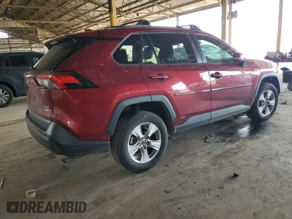 2019 Toyota RAV4 Hybrid XLE with VIN 2T3RWRFV7KW018121, listed as a Copart auction lot 53134755 with 184,512 mi miles and Clean Title. Bid and sale history available at carsss.com. Image 3.