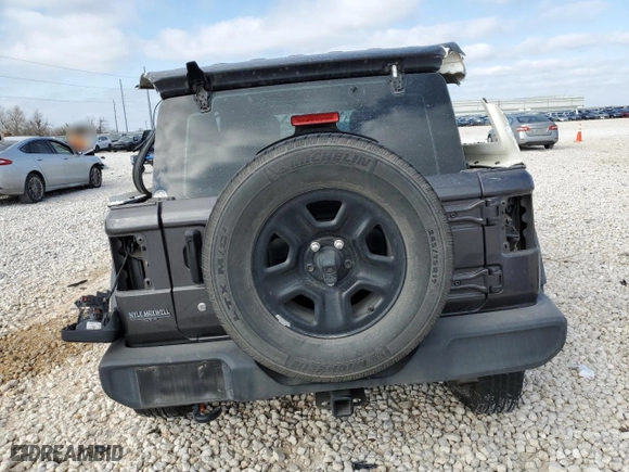 2020 Jeep Wrangler Unlimited Sport Altitude with VIN 1C4HJXDG6LW234273, listed as a Copart auction lot 48584185 with 74,936 mi miles and Salvage Title. Bid and sale history available at carsss.com. Image 6.