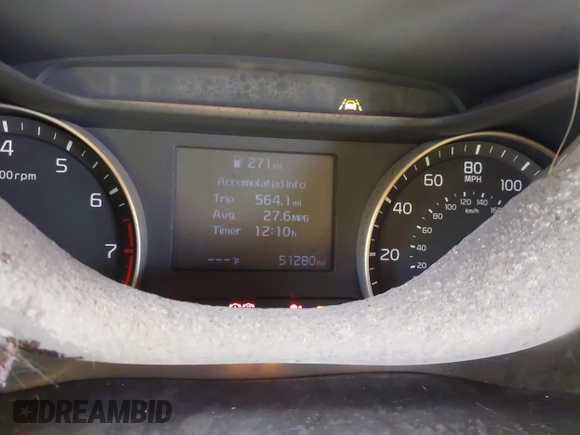 2019 Kia Forte LXS with VIN 3KPF24AD1KE066354, listed as a IAAI auction lot 41092366 with 51,280 mi miles and . Bid and sale history available at carsss.com. Image 7.