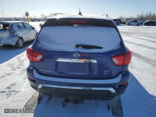 2019 Nissan Pathfinder S with VIN 5N1DR2MM9KC635490, listed as a Copart auction lot 52157255 with 140,433 mi miles and Salvage Title. Bid and sale history available at carsss.com. Image 6.