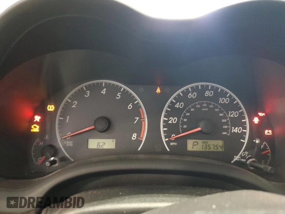 2013 Toyota Corolla L with VIN 2T1BU4EE6DC054780, listed as a Copart auction lot 53301045 with 135,754 mi miles and Salvage Title. Bid and sale history available at DreamBid. Image 9.