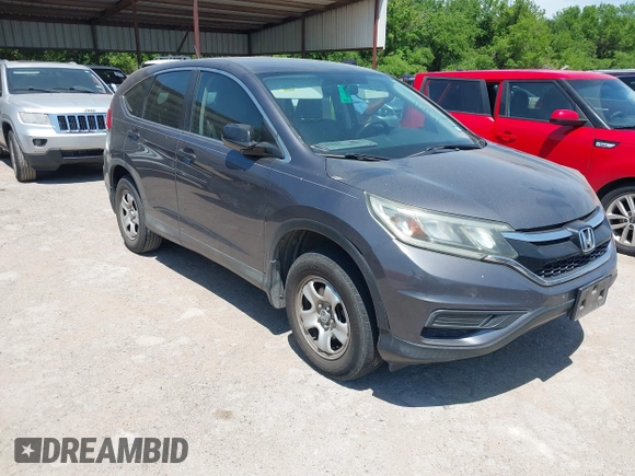 2015 Honda CR-V LX with VIN 2HKRM3H35FH509721, listed as a IAAI auction lot 42048149 with 262,759 mi miles and . Bid and sale history available at carsss.com. Image 1.