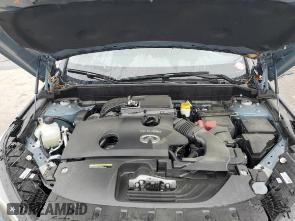 2024 Infiniti QX50 Sport with VIN 3PCAJ5FA0RF102170, listed as a Copart auction lot 58338065 with 10,871 mi miles and Salvage title. Bid and sale history available at DreamBid. Image 12.