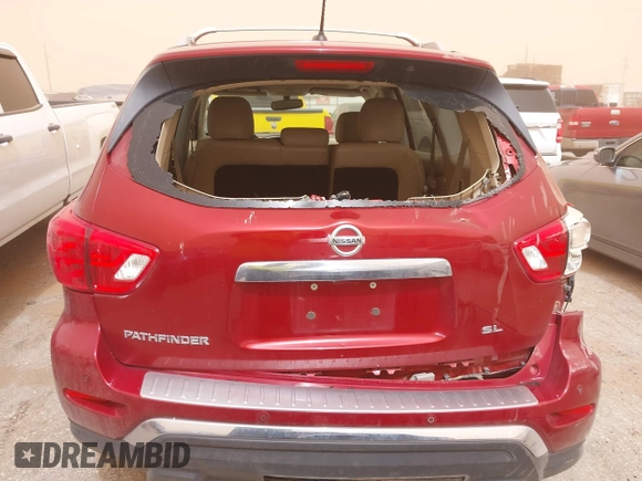 2018 Nissan Pathfinder S with VIN 5N1DR2MN6JC613762, listed as a IAAI auction lot 41801757 with 40,172 mi miles and . Bid and sale history available at DreamBid. Image 16.