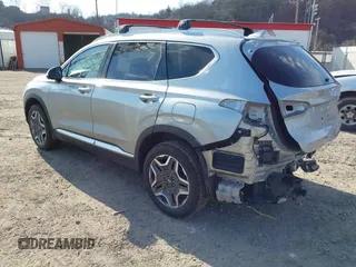 2022 Hyundai Santa Fe Limited with VIN 5NMS4DAL9NH389810, listed as a IAAI auction lot 41810611 with 40,275 mi miles. Bid and sale history available at carsss.com. Image 3.