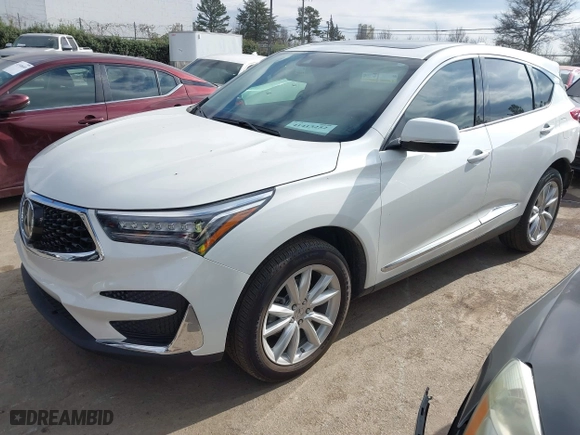 2020 Acura RDX with VIN 5J8TC1H35LL020578, listed as a IAAI auction lot 41413252 with 22,951 mi miles. Bid and sale history available at carsss.com. Image 20.