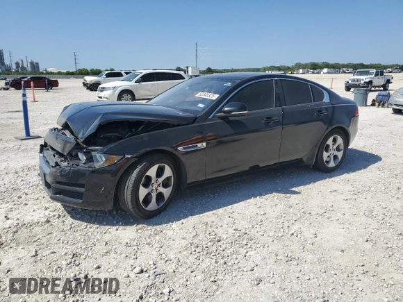 2017 Jaguar XE 25t with VIN SAJAR4BG6HA963018, listed as a Copart auction lot 52345325 with 107,626 mi miles and Salvage Title. Bid and sale history available at DreamBid. Image 1.