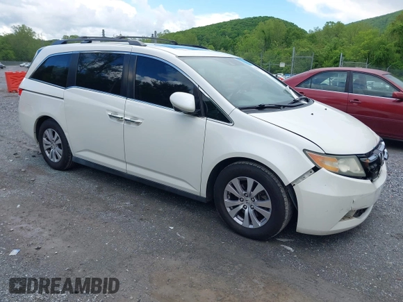 2015 Honda Odyssey EX-L z VIN 5FNRL5H61FB107735, wystawiony jako IAAI lot #42255001 z przebiegiem 170 825 mil mil oraz . Historia ofert i sprzedaży dostępna na DreamBid. Obrazek 1.