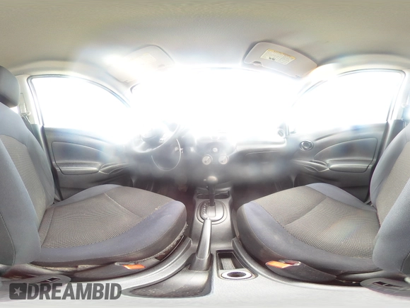 2012 Nissan Versa SV with VIN 3N1CN7AP9CL875493, listed as a Copart auction lot 63058395 with 204,253 mi miles and Salvage title. Bid and sale history available at DreamBid. Image 14.