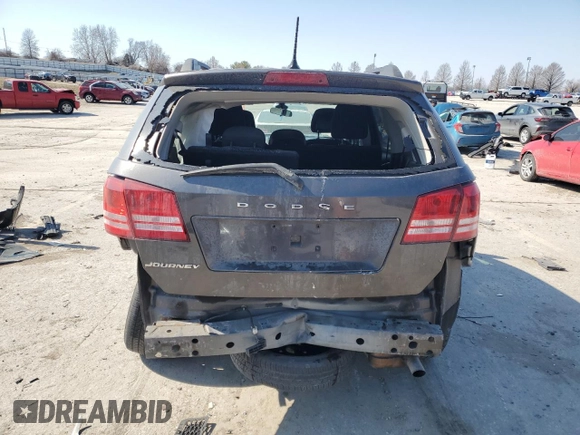 2018 Dodge Journey SE with VIN 3C4PDCAB3JT295040, listed as a Copart auction lot 46835775 with 86,608 mi miles and Salvage Title. Bid and sale history available at carsss.com. Image 6.