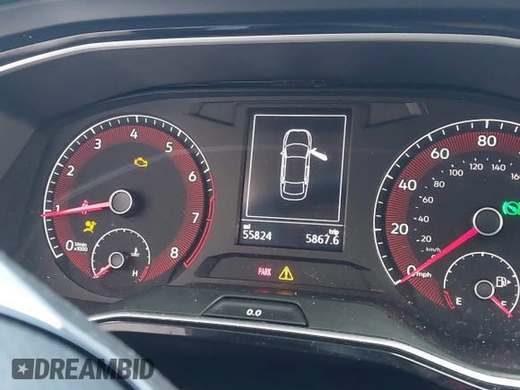 2020 Volkswagen Jetta S with VIN 3VWC57BU9LM091016, listed as a IAAI auction lot 42529590 with 55,824 mi miles and . Bid and sale history available at DreamBid. Image 15.