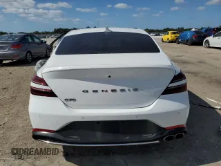 2022 Genesis G70 2.0T с VIN KMTG34TA2NU096216, выставлен на аукционе Copart как лот 80650984 с пробегом 63 147 миль миль и На запчасти • Non repairable. История ставок и продаж доступна на DreamBid. Изображение 6.