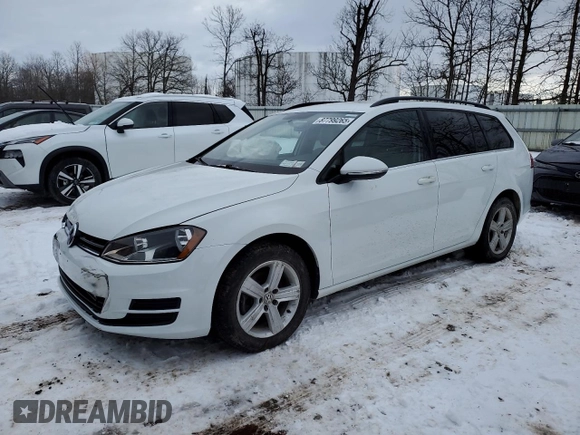 2015 Volkswagen Golf SportWagen TDI S with VIN 3VWCA7AU5FM517074, listed as a Copart auction lot 87799265 with 124,259 mi miles and Salvage Title. Bid and sale history available at carsss.com. Image 1.