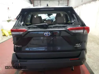 2023 Toyota RAV4 Hybrid XLE Premium with VIN 4T3B6RFV4PU121604, listed as a Copart auction lot 49998145 with 52,573 mi miles and Salvage Title. Bid and sale history available at carsss.com. Image 6.