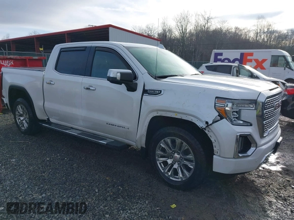 2020 GMC Sierra 1500 Denali with VIN 1GTU9FED8LZ370425, listed as a IAAI auction lot 41172378 with 57,291 mi miles and . Bid and sale history available at DreamBid. Image 1.