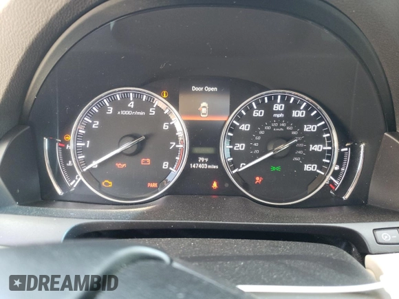 2015 Acura RLX Technology with VIN JH4KC1F50FC000840, listed as a Copart auction lot 73849204 with 147,403 mi miles and Clean title. Bid and sale history available at DreamBid. Image 9.