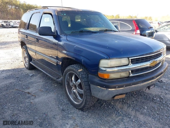 2001 Chevrolet Tahoe LS with VIN 1GNEK13T21J299814, listed as a IAAI auction lot 41821448 with 314,557 mi miles. Bid and sale history available at carsss.com. Image 1.