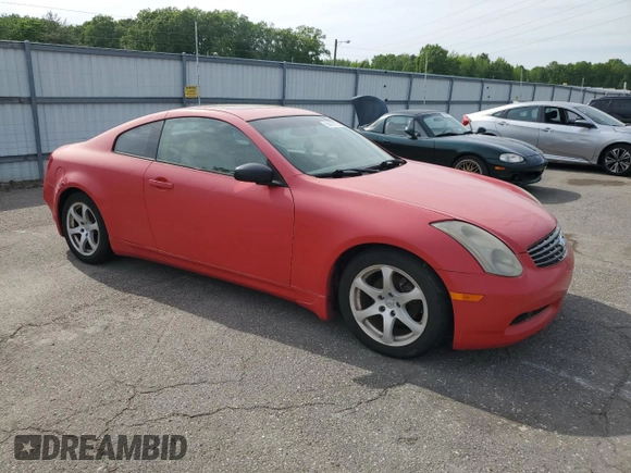 2004 Infiniti G35 w/Leather z VIN JNKCV54E94M813951, wystawiony jako Copart lot #56457375 z przebiegiem 202 226 mil mil oraz Czysty tytuł • Clean title. Historia ofert i sprzedaży dostępna na DreamBid. Obrazek 4.