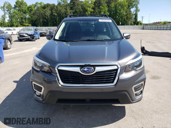 2021 Subaru Forester Limited with VIN JF2SKAUC7MH585990, listed as a Copart auction lot 56026435 with 59,984 mi miles and Salvage title. Bid and sale history available at DreamBid. Image 5.