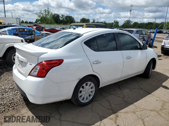 2019 Nissan Versa SV с VIN 3N1CN7AP4KL814079, выставлен на аукционе Copart как лот 57223815 с пробегом Не указан миль и Чистый • Clean title. История ставок и продаж доступна на DreamBid. Изображение 3.