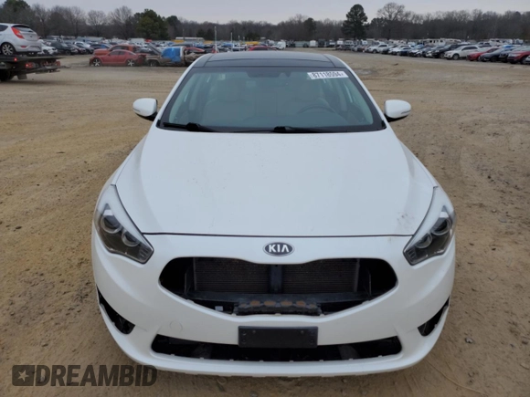 2014 Kia Cadenza Premium with VIN KNALN4D76E5127579, listed as a Copart auction lot 87118594 with 74,621 mi miles and Clean Title. Bid and sale history available at carsss.com. Image 5.