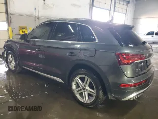 2021 Audi Q5 Premium Plus with VIN WA1E2AFY2M2055766, listed as a Copart auction lot 88973645 with 47,324 mi miles and Salvage Title. Bid and sale history available at carsss.com. Image 2.
