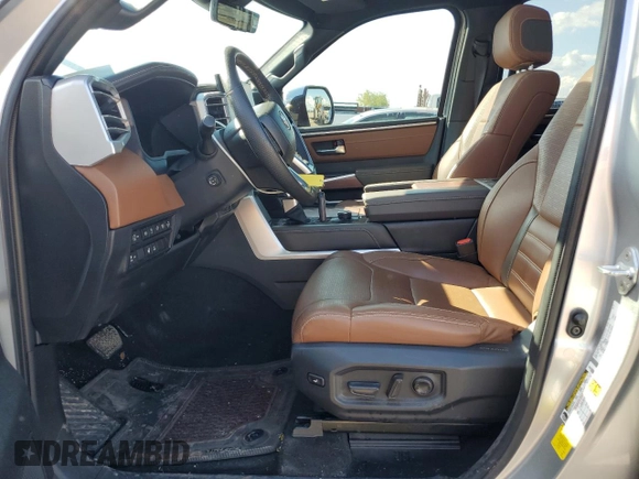 2023 Toyota Tundra 1794 Edition with VIN 5TFMA5AB6PX026745, listed as a Copart auction lot 56487415 with 30,545 mi miles and Salvage title. Bid and sale history available at DreamBid. Image 7.
