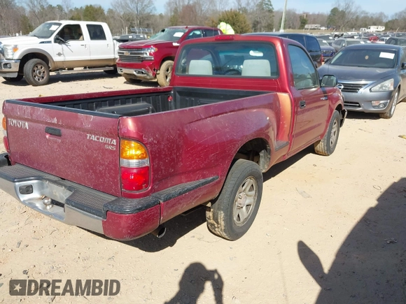 2001 Toyota Tacoma z VIN 5TENL42NX1Z834906, wystawiony jako IAAI lot #41658625 z przebiegiem 267 009 mil mil oraz . Historia ofert i sprzedaży dostępna na DreamBid. Obrazek 4.