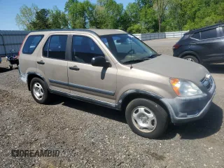 2002 Honda CR-V LX with VIN JHLRD684X2C007953, listed as a Copart auction lot 54904815 with 214,150 mi miles and Clean Title. Bid and sale history available at carsss.com. Image 4.