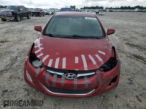 2013 Hyundai Elantra GLS с VIN 5NPDH4AEXDH319085, выставлен на аукционе Copart как лот 58473355 с пробегом 141 017 миль миль и Списание • Salvage title. История ставок и продаж доступна на DreamBid. Изображение 5.