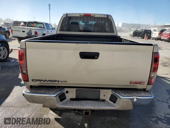 2005 GMC Canyon SLE Z71 with VIN 1GTDT196158195105, listed as a Copart auction lot 81497704 with 245,278 mi miles and Salvage Title. Bid and sale history available at carsss.com. Image 6.