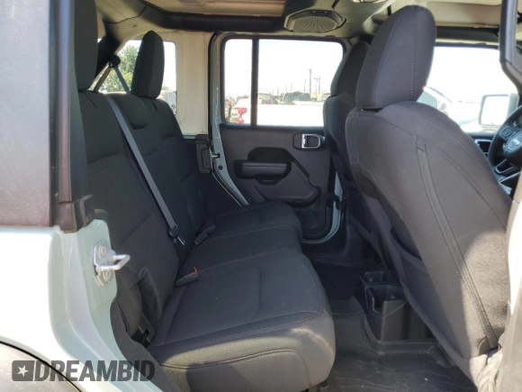 2023 Jeep Wrangler Sport S with VIN 1C4HJXDG5PW623797, listed as a Copart auction lot 66359625 with 16,518 mi miles and Salvage title. Bid and sale history available at DreamBid. Image 10.