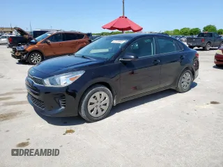 2020 Kia Rio LX with VIN 3KPA24AD6LE282471, listed as a Copart auction lot 52129865 with 59,222 mi miles and Salvage Title. Bid and sale history available at carsss.com. Image 1.