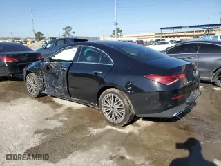 2022 Mercedes-Benz CLA with VIN W1K5J4GBXNN282245, listed as a Copart auction lot 47504475 with 80,030 mi miles and Salvage Title. Bid and sale history available at carsss.com. Image 2.