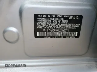 2013 Subaru Impreza Special Sports Limited z VIN JF1GPAR68D2828210, wystawiony jako Copart lot #48172605 z przebiegiem 136 197 mil mil oraz Szkoda całkowita • Salvage title. Historia ofert i sprzedaży dostępna na DreamBid. Obrazek 14.