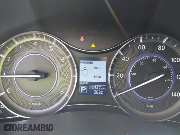 2018 Infiniti QX80 with VIN JN8AZ2NF4J9660983, listed as a IAAI auction lot 42063055 with 24,347 mi miles and . Bid and sale history available at DreamBid. Image 15.