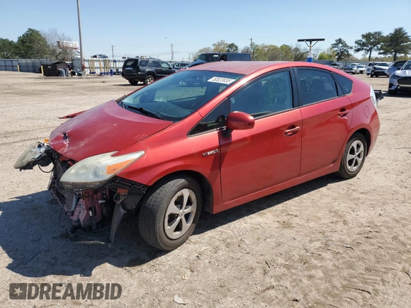 2013 Toyota Prius One with VIN JTDKN3DU0D1646227, listed as a Copart auction lot 50523035 with 178,070 mi miles and Salvage Title. Bid and sale history available at carsss.com. Image 1.