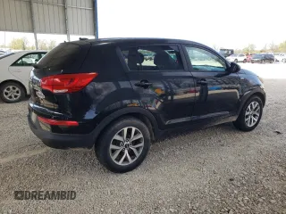 2016 Kia Sportage LX with VIN KNDPBCAC8G7826583, listed as a Copart auction lot 52430045 with 77,223 mi miles and Salvage Title. Bid and sale history available at carsss.com. Image 3.