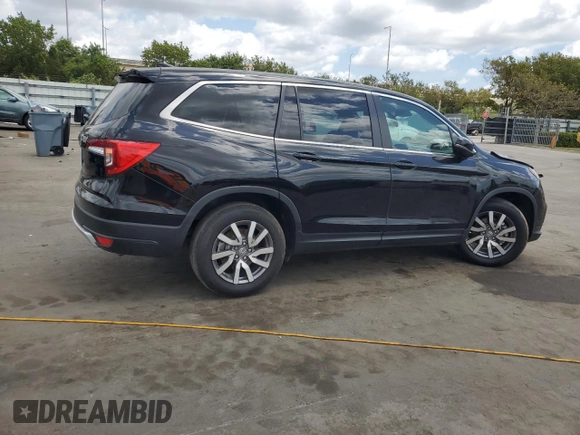 2022 Honda Pilot EX-L с VIN 5FNYF5H51NB010107, выставлен на аукционе Copart как лот 53521565 с пробегом 25 477 миль миль и Списание • Salvage title. История ставок и продаж доступна на DreamBid. Изображение 3.