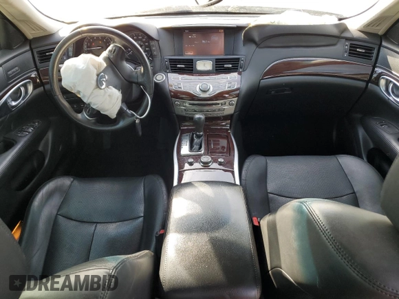 2017 Infiniti Q70 3.7 with VIN JN1BY1AP8HM740700, listed as a Copart auction lot 46144665 with 136,939 mi miles and Salvage Title. Bid and sale history available at DreamBid. Image 8.