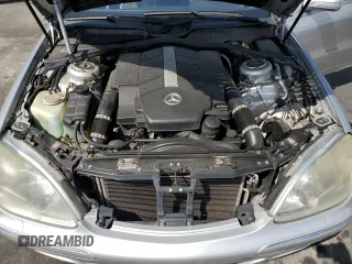 2001 Mercedes-Benz S-Class with VIN WDBNG75J81A211002, listed as a Copart auction lot 51296725 with 148,065 mi miles and Salvage Title. Bid and sale history available at carsss.com. Image 13.
