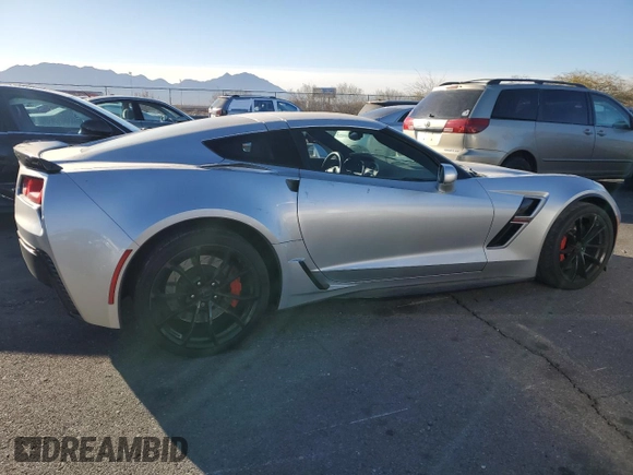2017 Chevrolet Corvette Grand Sport 2LT with VIN 1G1YY2D75H5105428, listed as a Copart auction lot 42156015 with 31,563 mi miles and Salvage Title. Bid and sale history available at carsss.com. Image 3.