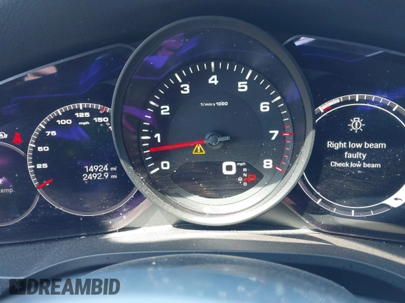 2023 Porsche Cayenne Turbo S E-Hybrid with VIN WP1AA2AY1PDA09888, listed as a IAAI auction lot 41988571 with 14,924 mi miles and . Bid and sale history available at DreamBid. Image 7.