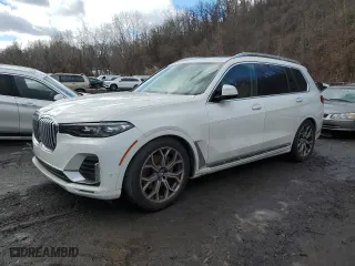 2019 BMW X7 xDrive40i with VIN 5UXCW2C50KL085064, listed as a Copart auction lot 43508675 with 45,790 mi miles and Non Repairable. Bid and sale history available at carsss.com. Image 1.