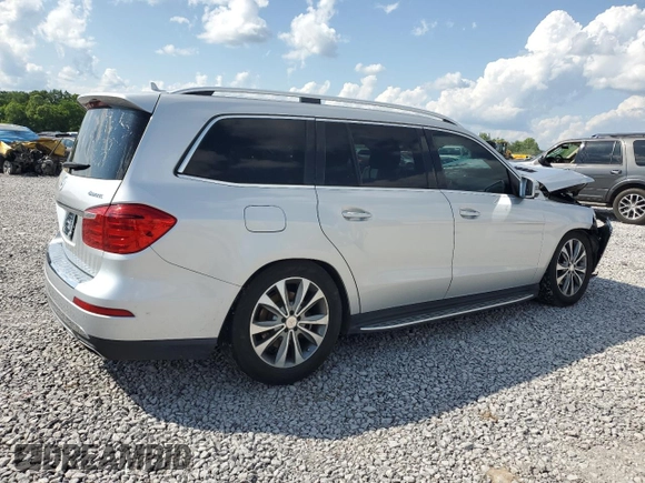2014 Mercedes-Benz GL 450 with VIN 4JGDF7CE1EA400484, listed as a Copart auction lot 56415605 with 157,393 mi miles and Salvage title. Bid and sale history available at DreamBid. Image 3.